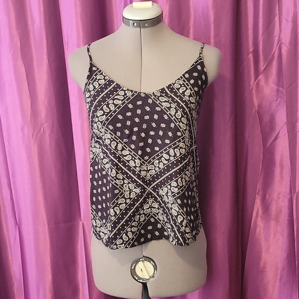 Cute bandana print tank top by DIVIDED. FREE WITH A $20 PURCHASE!